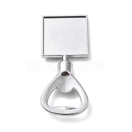 Zinc Alloy Bottle Opener Cabochon Component PALLOY-D312-01P-04-1