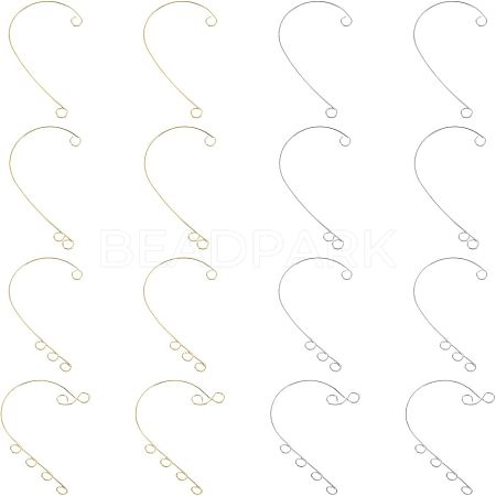 Unicraftale 48Pcs 8 Style 316 Stainless Steel Ear Cuff Findings STAS-UN0038-18-1