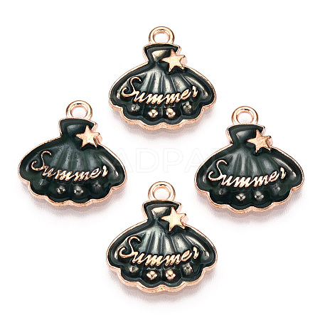 Alloy Enamel Pendants ENAM-CJC0014-03A-1