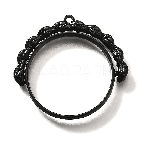 Alloy Open Back Bezel Pendants PALLOY-I223-12EB-1