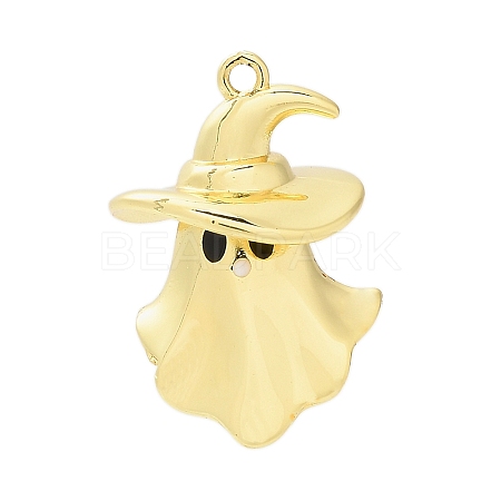Halloween Brass Enamel Pendants KK-F915-01B-G-1