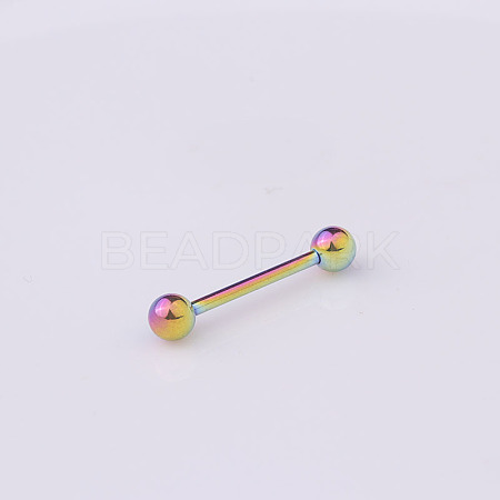 316 Surgical Stainless Steel Tongue Rings WGF0CE1-06-1