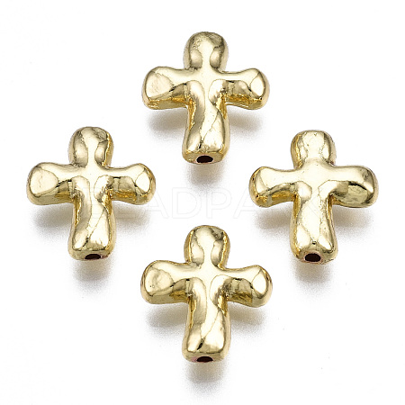 Rack Plating Alloy Beads PALLOY-T077-138LG-RS-1