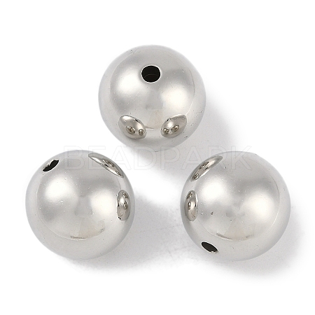 CCB Plastic Round Beads ALUM-U001-08C-09-1