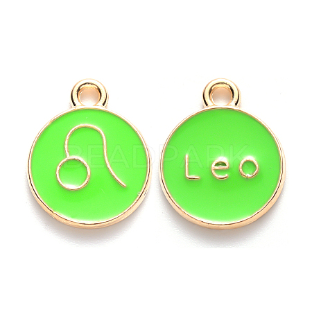 Alloy Enamel Pendants LS-X-ENAM-S124-01A-06G-1