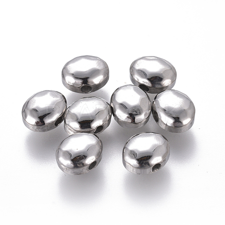 304 Stainless Steel Beads STAS-F225-09-P-1