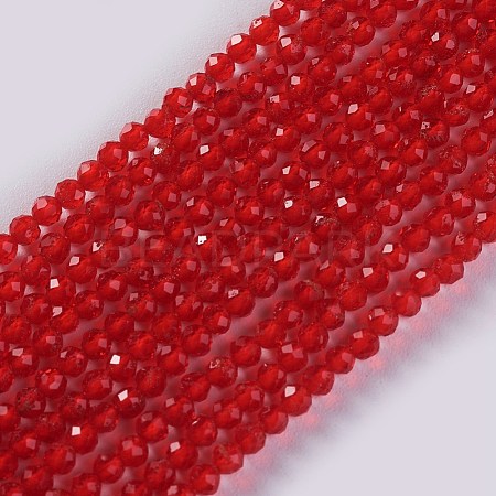Glass Beads Strands EGLA-E057-02B-07-1