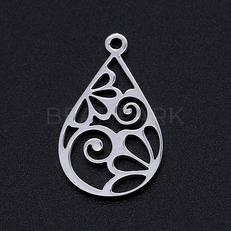 Non-Tarnish 201 Stainless Steel Pendants STAS-S105-JN896-1-1