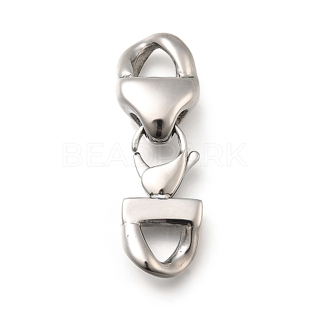 304 Stainless Steel Lobster Claw Clasps STAS-L284-02P-1