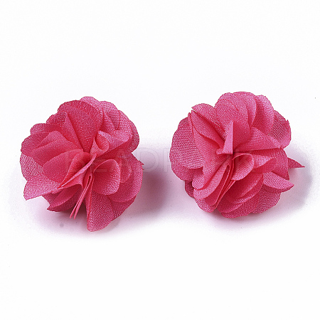 Polyester Fabric Flowers FIND-R076-02L-1-1