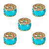 5Pcs Alloy European Beads MPDL-TADJ0001-02E-2