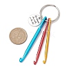 Aluminum Crochet Hooks Keychain KEYC-JKC01013-05-3
