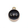 Alloy Enamel Pendants ENAM-S124-01A-08G-3
