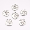 Tibetan Style Alloy Pendants TIBEP-A9142-AS-RS-2