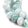 Electroplate Glass Beads Strands LAMP-S068-02J-3