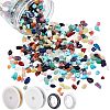 DIY Stretch Bracelets and Wire Wrapped Pendants Making Kits DIY-NB0001-99-1