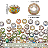 120Pcs Resin European Beads RPDL-SP0001-03-2