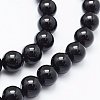 Natural Black Onyx Beads Strands G-E469-08-8mm-3