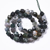 Natural Indian Agate Beads Strands G-R465-31-2