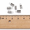 Tarnish Resistant 304 Stainless Steel Folding Crimp Ends STAS-R065-36-3