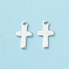 925 Sterling Silver Cross Chain Extender Drops STER-P053-04S-2