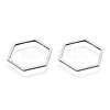 Non-Tarnish 201 Stainless Steel Linking Rings STAS-N090-T13-1-3
