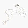Brass Cubic Zirconia Necklaces & Earrings Jewelry Sets SJEW-JS00984-4