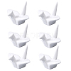 Paper Crane Ceramic Chopstick Stands DJEW-WH0058-12A-1