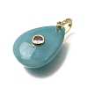 Natural Flower Amazonite Pendants GG-CBA7610-07G-05-2