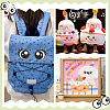 2 Bagds Oval Felt Craft Doll Eye DIY-FG0010-04B-5