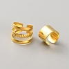 140Pcs Iron Hair Coil Cuffs AJEW-SZC0021-01G-1
