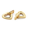 Brass Micro Pave Cubic Zirconia Pendants KK-Q252-046-NF-2