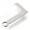 Non-Tarnish 201 Stainless Steel Charms X-STAS-C021-06P-L-3