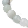 8mm Round Natural Flower Amazonite & Imperial Jasper & Quartz & Dyed Crackle Agate Beaded Stretch Bracelets BJEW-TA00514-03-3