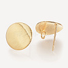 Brass Ear Stud Findings KK-S336-16G-1