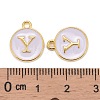 Golden Plated Alloy Charms X-ENAM-S118-01Y-3