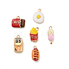 Alloy Enamel Pendants PALLOY-R155-01G-M-1