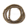 Electroplated Non-magnetic Hematite Beads Strands G-P571-B01-01B-2