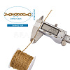 PVD Vacuum Plating 304 Stainless Steel Textured Cable Chains CHS-TA0001-05G-7