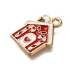 Christmas Theme Alloy Enamel Pendants ENAM-S021-03G-2