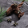 4Pcs Alloy Bees Display Decorations DJEW-SP0001-36-4
