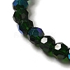 Electroplate Transparent Glass Beads Strands EGLA-A035-T6mm-L10-3