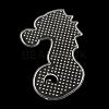 Sea Horse ABC Plastic Pegboards used for 5x5mm DIY Fuse Beads DIY-Q009-31-1
