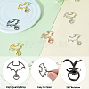 30 Sets 5 Colors Alloy Swivel Clasps FIND-SC0017-69-5