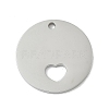 304 Stainless Steel Pendants STAS-D365-06P-1