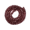 Transparent Glass Beads Strands X-GLAA-R135-2mm-18-3