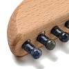 Natural Blue Spot Jasper Scalp Massager AJEW-G058-01E-3