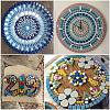 200G 4 Styles Porcelain Mosaic Tiles PORC-SP0001-14-6