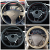DIY Hand Sewing Genuine Leather Steering Wheel Cover AJEW-WH0002-60D-6