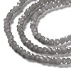 Baking Paint Imitation Jade Glass Bead Strands DGLA-A034-J4MM-A43-4